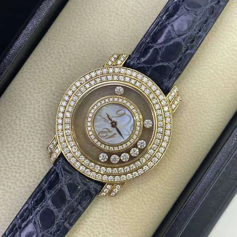 Chopard Happy Diamonds 209245-5001 30.5mm Rose gold Mother-of-pearl