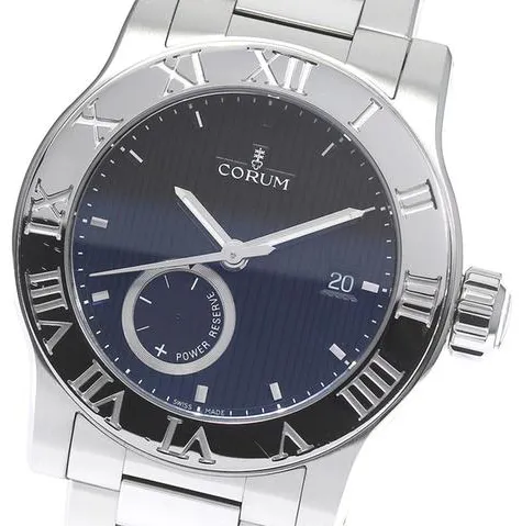 Corum 02.0001 42mm Stainless steel Black