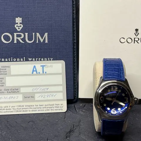 Corum Bubble 39.250.20 35mm Stainless steel Blue