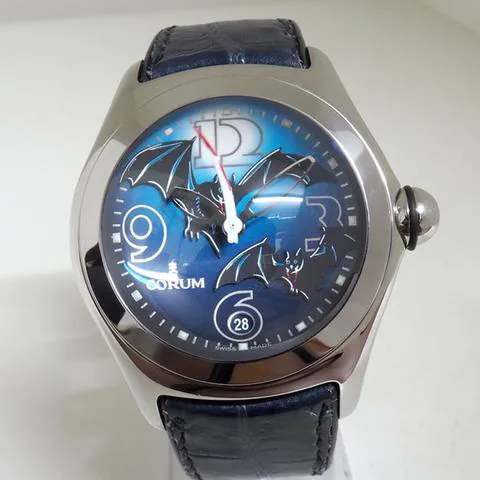 Corum Bubble 45mm Stainless steel Blue