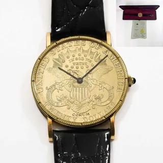 Corum Coin Watch 20 35mm Golden