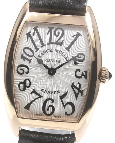 Franck Muller Cintree Curvex 1752 QZ 25mm Rose gold Silver