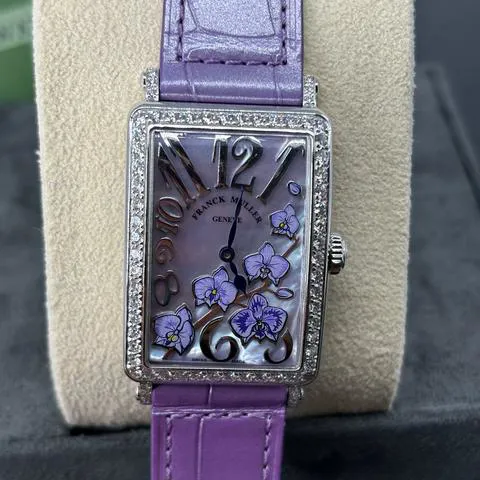 Franck Muller Long Island 952 QZ REL MOP VL ORC D1RLTDWG 18K WG 26mm White gold Mother-of-pearl