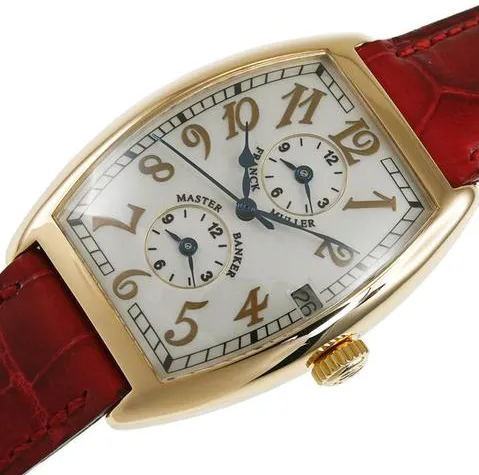 Franck Muller Master Banker 2852 MB 43mm Rose gold White