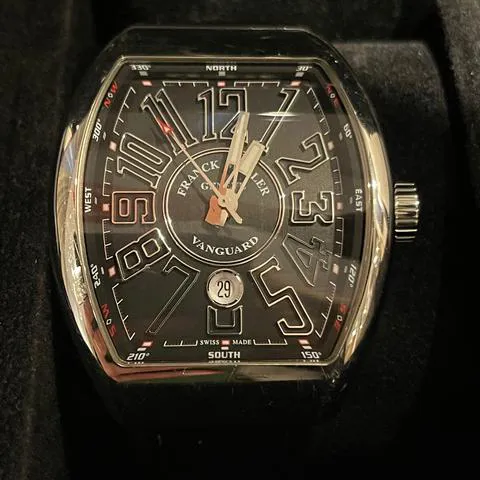 Franck Muller Vanguard V 45 SC DT (AC.NR) 44mm Stainless steel Black