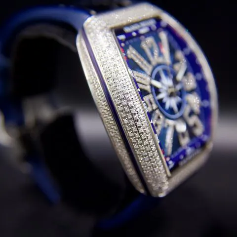 Franck Muller Vanguard V 45 SC DT AC  STG (5N) Stainless steel Blue 3