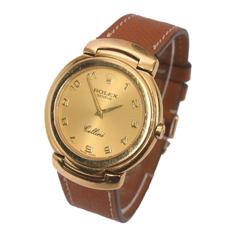 Rolex Cellini 6623 37mm Yellow gold Champagne