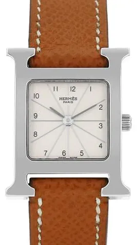 Hermès Heure H HH1.210 Stainless steel White