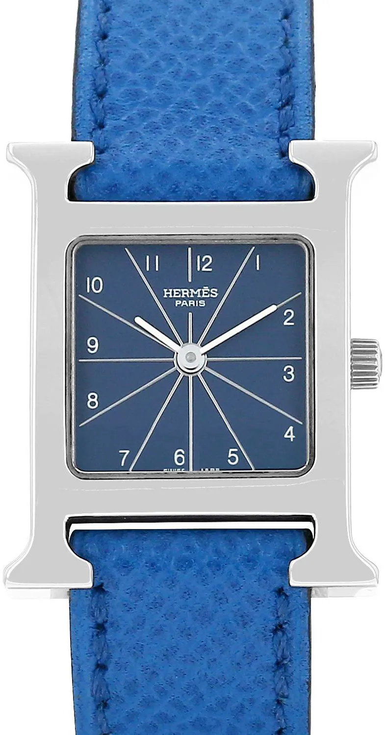 Hermès Heure H HH1.210 21mm Stainless steel Blue