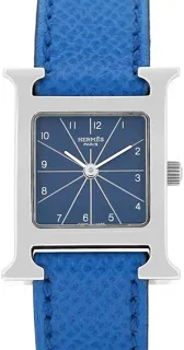 Hermès Heure H HH1.210 Stainless steel Blue