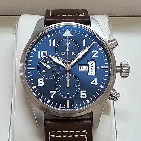 IWC Pilot IW377706 43mm Stainless steel Blue