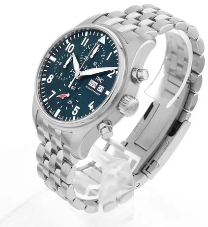 IWC Pilot IW388104 41mm Stainless steel Green 1