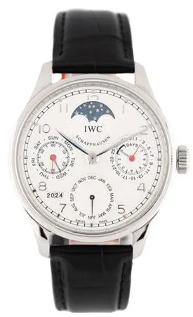 IWC Portuguese Perpetual Calendar IW502308 44mm Stainless steel Silver