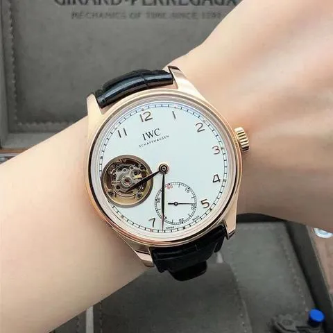 IWC Portuguese Tourbillon IW546302 43mm Rose gold Silver 3