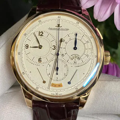 Jaeger-LeCoultre Duomètre Q6012420 42mm Rose gold Silver