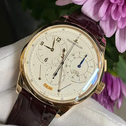 Jaeger-LeCoultre Duomètre Q6012420 42mm Rose gold Silver 4