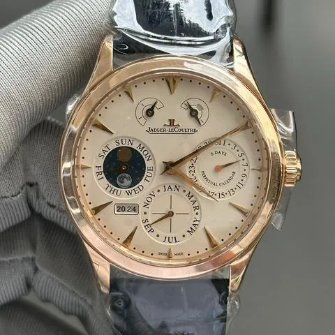 Jaeger-LeCoultre Master Eight Days Perpetual Q1612420 40mm Rose gold Champagne