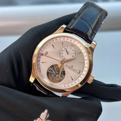 Jaeger-LeCoultre Master Tourbillon Q1562421 41.5mm Rose gold Silver