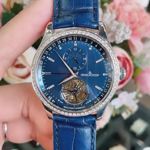 Jaeger-LeCoultre Q1563580 41.5mm White gold Blue 2