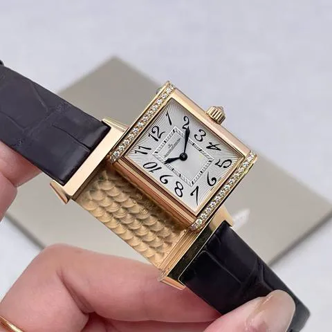 Jaeger-LeCoultre Reverso Duetto Q2562402 38.5mm Rose gold Silver 1