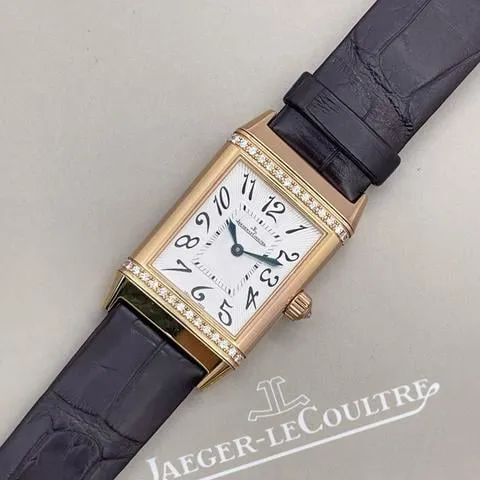 Jaeger-LeCoultre Reverso Duetto Q2562402 38.5mm Rose gold Silver 5