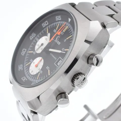 Lemania 140 43mm Stainless steel Black 2