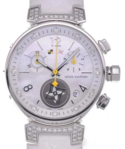 Louis Vuitton Q132H 34mm Stainless steel White