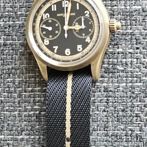 Montblanc 1858 MB125583 42mm Bronze Black 4