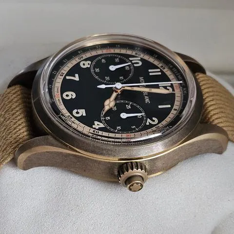 Montblanc 1858 MB125583 42mm Bronze Black 6