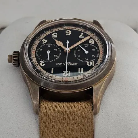 Montblanc 1858 MB125583 42mm Bronze Black 7