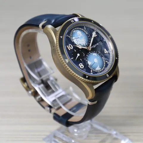 Montblanc 1858 129415 42mm Bronze Blue 4