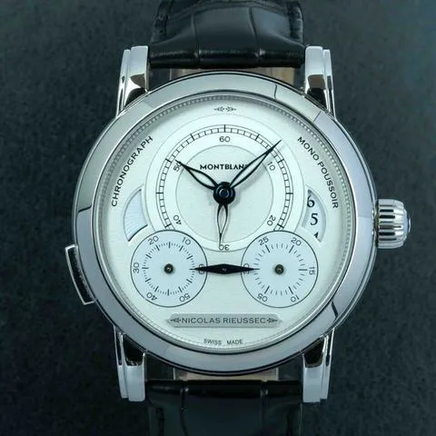 Montblanc Nicolas Rieussec 111012 43mm Stainless steel White