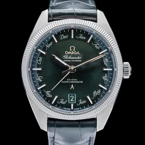 Omega Globemaster 130.33.41.22.10.001 41mm Stainless steel Green