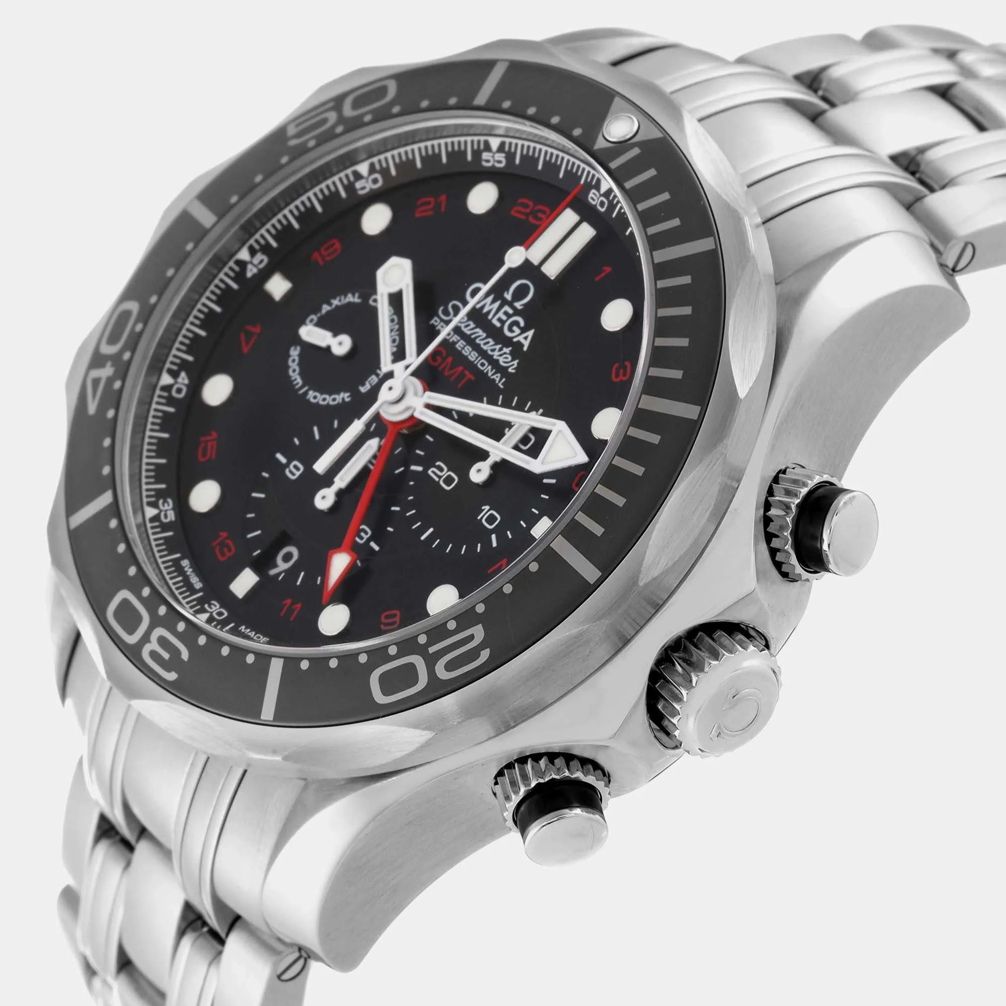 Omega Seamaster Diver 300M 212.30.44.52.01.001 44mm Stainless steel Black 1