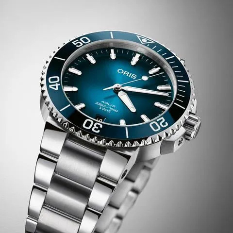 Oris Aquis 01 400 7769 4135-07 8 22 09PEB 41.5mm Stainless steel Blue