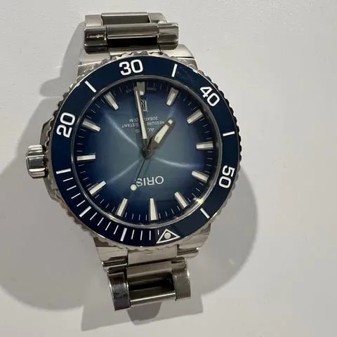 Oris Aquis 01 733 7730 4175-Set 43mm Stainless steel Blue