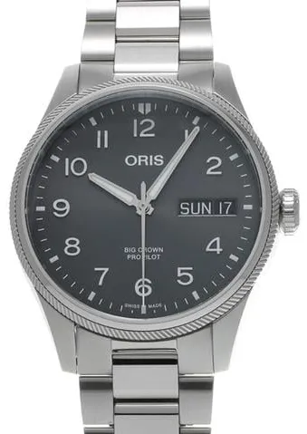 Oris Big Crown 01 752 7760 4063-07 8 22 08P 44mm Stainless steel Gray