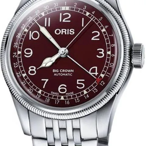 Oris Big Crown 01 754 7741 4068-07 8 20 22 40mm Stainless steel Red