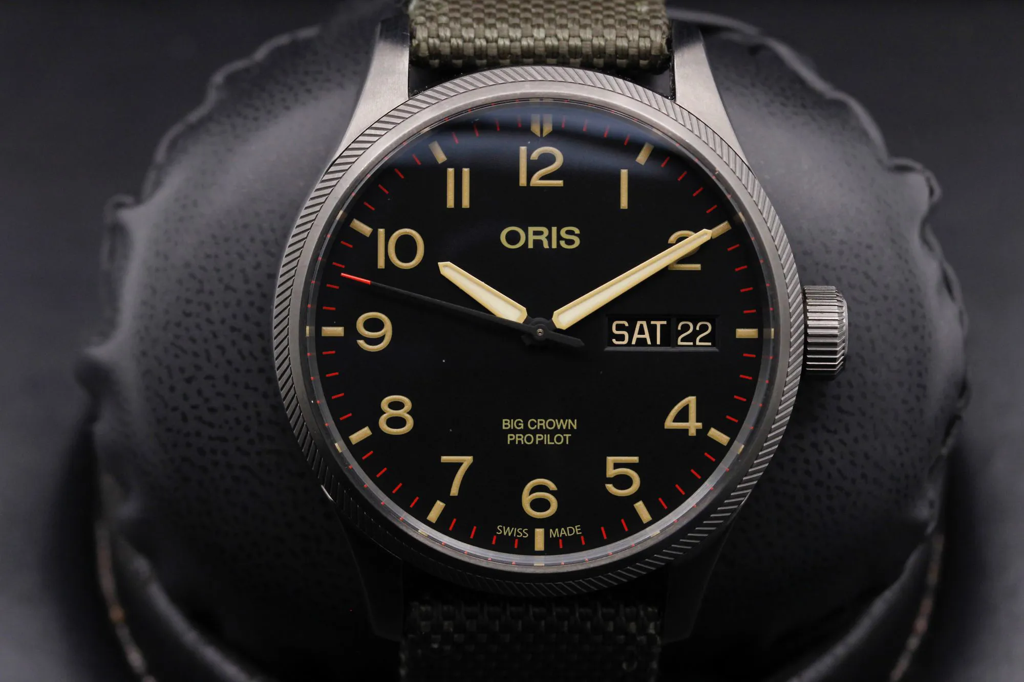 Oris Big Crown 01 752 7698 4274 45mm Stainless steel Black