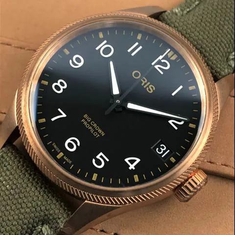 Oris ProPilot 01 751 7761 3164-07 3 2003BRLC 41mm Bronze Black