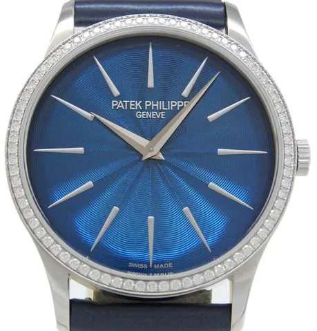 Patek Philippe Calatrava 4997/200G-001 35mm White gold Blue