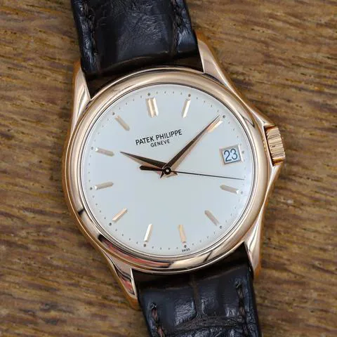 Patek Philippe Calatrava 5127R-001 37mm Rose gold Silver