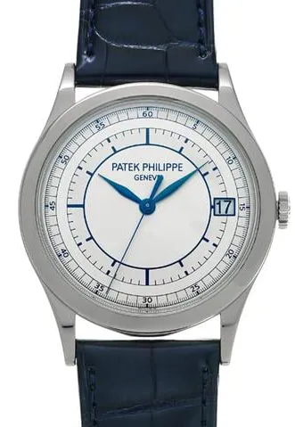 Patek Philippe Calatrava 5296G-001 38mm White gold Silver