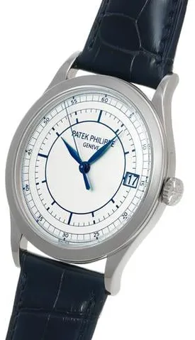 Patek Philippe Calatrava 5296G-001 38mm White gold Silver 1