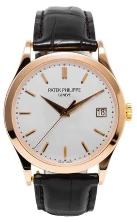 Patek Philippe Calatrava 5296R-010 38mm Rose gold Silver