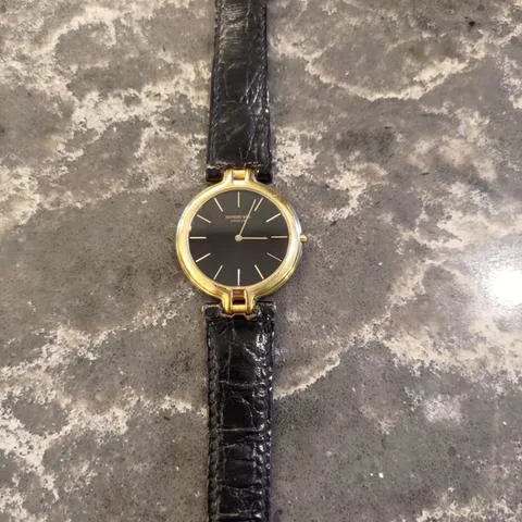 Raymond Weil 3mm Yellow gold Black 1