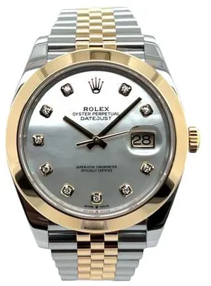 Rolex Datejust 41 126303 41mm Yellow gold and Stainless steel Mother-of-pearl