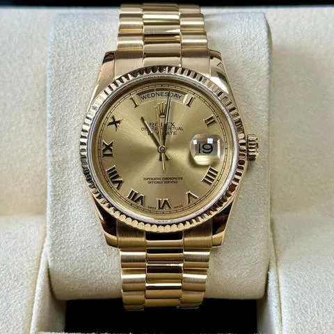 Rolex Day-Date 36 118238 36mm Yellow gold White 3