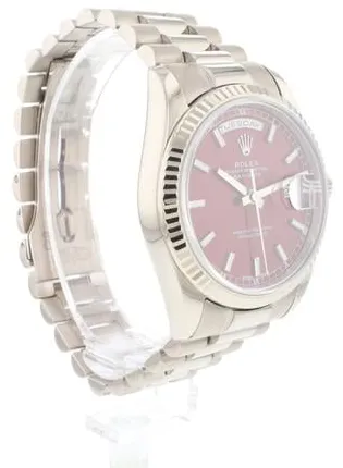 Rolex Day-Date 36 118239 36mm White gold Red 7