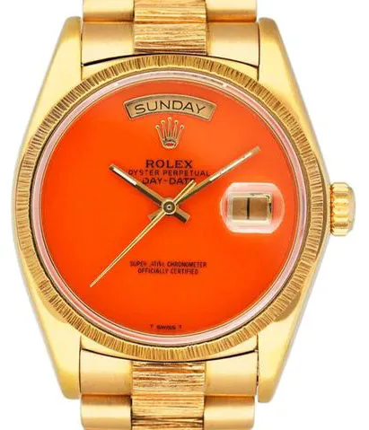 Rolex Day-Date 36 18078 36mm Yellow gold Orange